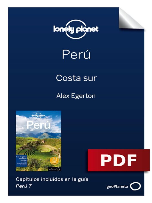 Cover image for Perú 7_3. Costa sur